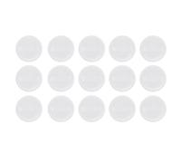 RUNROTOO 15pcs Powder Applicators Rounded Makeup Powder Applicators 6cm Diameter Pure Cotton Material Wash Face Remove Cosmetics Woman Makeup Tool Girl Cosmetic Accessory Daily Life Salon