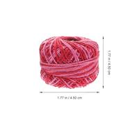 RUNROTOO 16pcs Cotton Cross Stitch Thread Set, Mixed Colours Embroidery Floss for DIY Crafts, Eco-Friendly Cotton Embroidery String Suitable for Home Sewing and Needlework Random Color