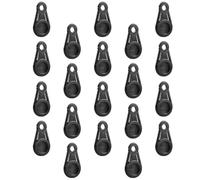 RUNROTOO 16pcs Heavy Duty Plastic Awning Clamps for Canvas and Boat Covers, Sturdy Tent Snaps Not Easy to Deform, for Outdoor Camping Tent Accessories