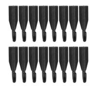 RUNROTOO 16Pcs Multi-Functional Plastic Hooks for Microwave Oven Rack Kitchen and Bathroom Use S Shaped Hangers for Towels Utensils Space Saving No Tools Required