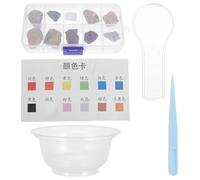 RUNROTOO 1Set Kids Geology Rock Collection Kit - Educational Science Toy with Display Case for Children Exploring Rock Specimens & Basic Geology Science Principles