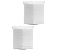 RUNROTOO 2 Boxes of Disposable Nail Cleaning Pads for Nail Beauty Salon, Non-woven Fabric Glue Wiping Pads with Skin Friendly Material, 200 Pieces Manicure Cotton Sheets