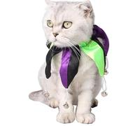 RUNROTOO 2 Pcs Delicate Beautiful Halloween Pet Neck Collars for Cats and Dogs, Size S, Dacron Material, for Family Photo Shoot and Fancy Dress Ball Party Accessories