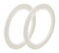 RUNROTOO 2 Rolls White Violin Fretboard Tape Fingerboard Sticker for Beginners Cello Instrument Practice Aid Non-damaging Note Position Guide