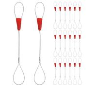 RUNROTOO 20PCS Cable Pulling Grip, Electrical Wire Puller Sock, Handheld Wire Threading Aid Sock for Network Cable Installation and Maintenance