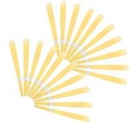 RUNROTOO 20pcs Ear Cones Wax Burning Sticks Ear Removal Tools with Stopper Efficient Wax Removal and Burning Stability Trumpet Shape Bright Color Design Use by Men and Women