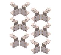 RUNROTOO 20pcs Heavy Duty Metal Tablecloth Clips Iron Table Cover Clamps Easy to Install Silver Tablecloth Holder Clips for Outdoor Picnic and Meeting Table Use