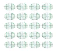 RUNROTOO 20pcs Invisible Heel Cushion Protective Foot Pads Sweat-Absorbent Self-Adhesive Pe Material Stickers for Outdoors Use to Prevent Blisters and Heel Abrasion