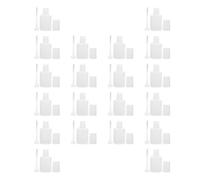 RUNROTOO 20pcs Portable Nail Gels Bottles 10ml Abs Material Nail Gels Holder for DIY Beauty Tool with Leak-proof Design and Brush Applicator for Creating New Polish Colors and Adding