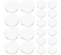RUNROTOO 20pcs Vr Lenses for Smartphones and Gaming Consoles with Biconvex PC Plastic Material Providing Immersive Visual Effect, 25mm Diameter and 45mm Focal Length Suitable for DIY