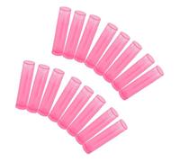 RUNROTOO 24pcs Pink Pe Empty Lipstick Tubes for Lip Balm and Lip Cream Making with No Peculiar Smell for DIY Cosmetic Packaging