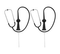 RUNROTOO 2PCS Automotive Stethoscope for Engine Diagnostics - Sensitive Mechanic Stethoscope Tool for Cars Trucks Motorcycles - Auto Repair Accessories