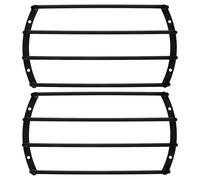 RUNROTOO 2pcs Car Speaker Grill Covers - 12 Inch Iron Four-Bar Speaker Guard - Subwoofer Audio Protection - Sound Box Grille Decoration for Vehicle Audio
