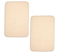 RUNROTOO 2pcs Cotton Pet Pee Pads for Puppies and Babies, Non-allergic Absorbent Training Mats with Stay in Place Feature, for Hotel Room Use and Assisting Aging Dogs