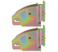 RUNROTOO 2pcs E Track Rail Mounting Brackets, Heavy Duty Wood Beam Socket Fittings for Truck Bed Shelving, E Track Beam Support for Logistics Hardware