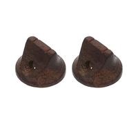 RUNROTOO 2pcs Ebony Erhu Using Bridge for Chinese Erhu Musical Instrument Parts Bridges for Lovers