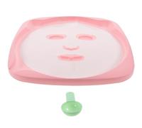 RUNROTOO 2pcs Facial Mask Making Tools Set with Mold and Measuring Spoon for DIY Seaweed and Clay Face Mask Plates, Women’s Beauty Mold Templates for Home Skincare Treatments