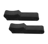 RUNROTOO 2pcs Flexible Rubber Steel Hood Latches Heavy Duty Toggle Latch with Shock Absorption and Precision Crafted Design for Vehicle Models Engine Hoods