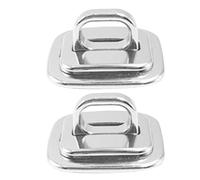 RUNROTOO 2pcs Laptop Lock Anchor with Security Plate for Monitors and Tablets, Zinc Alloy Fixed Base Cable Locks for Back to School, Easy Operation and Versatile Compatibility
