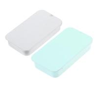 RUNROTOO 2pcs Metal Bird Snack Storage Box Leakproof Easy to Carry Large Capacity Creative Outdoor Bird Training Food Container