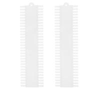 RUNROTOO 2pcs Nail Art Color Samples Nail Polish Practice Board for Painting Display Hand