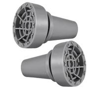 RUNROTOO 2pcs Non-Slip Rubber Walking Stick Foot Pads Replacement Tips for Crutches and Canes with 22mm Diameter, Easy to Replace and Enhanced Stability, Suitable for Homes and Parks