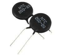 RUNROTOO 2pcs Ntc Thermistor Capacitor Assortment Kit Ceramic Material High Stability Small Size for Radio Recorder and Radio Use