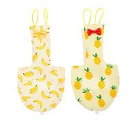 RUNROTOO 2pcs Parrot Bird Diaper Reusable Flight Suit for Beautiful Pet Birds Clothing Outdoor Adventure Color Style