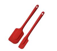 RUNROTOO 2pcs Silicone Butter Spreader Set with Comfortable Grip, Multi-Function Heat Resistant Kitchen Tool for Cheese and Peanut Spreading, for Food Stores and Bakeries Random Color