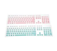 RUNROTOO 2PCS Silicone Keyboard Protector for KB216D KB216T KM636 Keyboard Dustproof Reusable Nonslip Cover for Desktop Keyboard