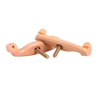 RUNROTOO 2pcs Violin Shoulder Rest for 4/4-3/4 Violin Universal, Portable and Easy to Use Abs and Silicone Material, Comfortable Support for Home and Music Classroom