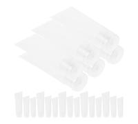 RUNROTOO 30pcs Frosted Pe Refillable Squeeze Tubes for Travel and Home Use, Lightweight Portable Empty Soft Tubes with Flip Caps, Available in 20ml, 30ml, and 50ml Sizes