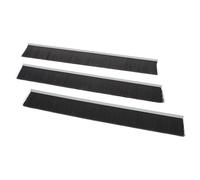 RUNROTOO 3pcs Mailbox Dust Seal Brush Mailbox Sealing Brush Nylon Metal Weatherproof Protection Efficient Dust Removal Letter Box Seal for Home Office