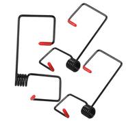 RUNROTOO 3pcs Universal Windshield Wiper Arm Springs with Pressure Booster, Stainless Steel Rear Wiper Arm Spring Set for Cars, Compatible with Multiple Models, Black