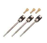 RUNROTOO 3pcs Violin Bow Screws Cupronickel Metal Frog Screws for Violin Bow Repair Easy Installation Strong Tightening Wear-resistant Replacement Parts for Professional and Educational Use
