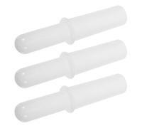 RUNROTOO 3pcs White Plastic Meat Grinder Tamper and Sausage Maker Pusher, Simple to Operate and Easy to Disassemble, for Home Kitchen Meat Filling and Sausage Making