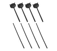 RUNROTOO 4 Sets Eye Occluder Test Tool Hand-held Design Abs Test Accessories for Home and School Use with Eye Chart Coverage