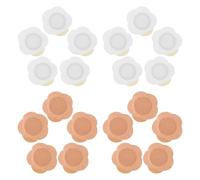 RUNROTOO 40pcs Castor Oil Pack Wrap Self-Adhesive Belly Button Oil Patch for Feet and Knees, Portable Skin Friendly Spunlace Patches Suitable for Home on The Go Use