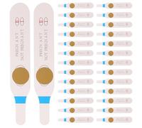 RUNROTOO 40pcs Pregnancy Test Scratch-Off Baby Shower Game - Funny Icebreaker Gender Neutral Coed Party Prize Raffle for Guest Participation Baby Reveal Party Blue