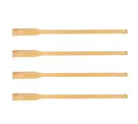 RUNROTOO 4pcs Bamboo Back Scratcher with Long Handle for Men Women and Elderly Manual Body Massager Stick with Nonslip Grip and Curved Claws for Itching Relief and Comfortable Back