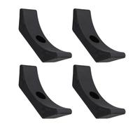RUNROTOO 4pcs Dumbbell Racks Replacement Plastic Cradles for Dumbbell Storage Stand with Simple Design and Anti-roll Features, Heavy Duty Pp Material for Fitness Equipment Accessories