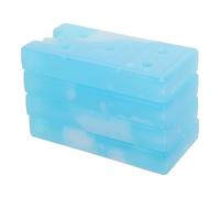 RUNROTOO 4pcs Ice Pack for Air Conditioners and Fans, 8.5oz/250ml Reusable Ice Blue Freezer Blocks, Long Time Freezer Packs for Picnic Camping & Food Transport