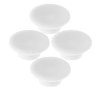 RUNROTOO 4pcs Leak-proof Rubber Drainage Plugs for Refrigerators and Ice Tanks, round Shape with Easy Installation and Energy Efficiency, Water Stopper Replacement for Chest Freezer Drain