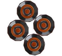 RUNROTOO 4pcs Plastic Electric Guitar Bass Volume Knobs Simple Structure Easy Adjustment Anti-corrosive Innovative Adjustment Accessories for Guitar Players