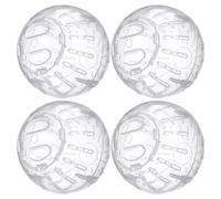 RUNROTOO 4pcs Running Ball Hamster Exercise Ball for Dwarf Hamster for Small Animal Cage Accessories