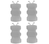 RUNROTOO 4pcs Shower Head Holder Suction - Without Drilling Adhesive Mount Bracket - Handheld Showerhead Bracket for RV Kids Bathroom Shower