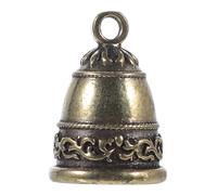 RUNROTOO 4pcs Vintage Copper Bells Hanging Bells Small for Crafts DIY Crafts Making Hanging Decoration for Wall and Window Vintage Ornaments