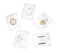 RUNROTOO 5 Sets Magnetic Field Iron Filings Box - Physical Science Teaching Tools for Students Classroom Magnetism Experiments - Physics STEM Education Teaching Aid