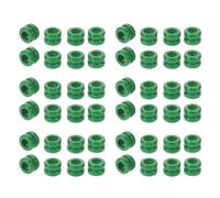 RUNROTOO 50pcs Guitar Bridge Beads: Precision String Tie Beads for Nylon Strings & Traditional Spanish Guitars - Metal Tail Components Green