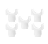 RUNROTOO 5pcs Drive Wheelchair Seat Rail Guides Replacement Parts Abs Material and Commode Part, Easy to Install and Remove, Adds Support for Wheelchair and Transport Chair Seating